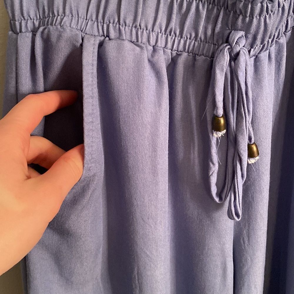 Blue Stretch Pants - Picture 5 of 6